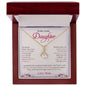 My Lovely Daughter | I am proud of you - Alluring Beauty Necklace