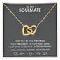 My Soulmate | Always and forever - Interlocking Hearts Necklace