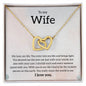 My Wife | Moment with you - Interlocking Hearts Necklace