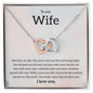My Wife | Moment with you - Interlocking Hearts Necklace