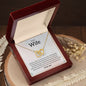 My Wife | Moment with you - Interlocking Hearts Necklace