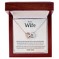 My Wife | Moment with you - Interlocking Hearts Necklace