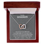 My Soulmate | Always and forever - Interlocking Hearts Necklace