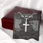 My Son | Believe in yourself - Stainless Steel Cross Necklace