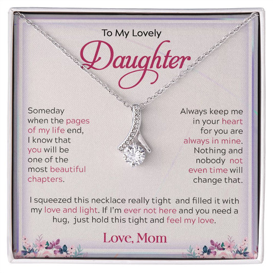 My Lovely Daughter | I am proud of you - Alluring Beauty Necklace