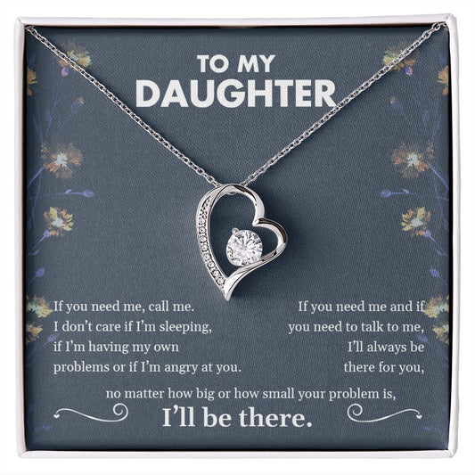 My Daughter | I'll be there - Forever Love Necklace